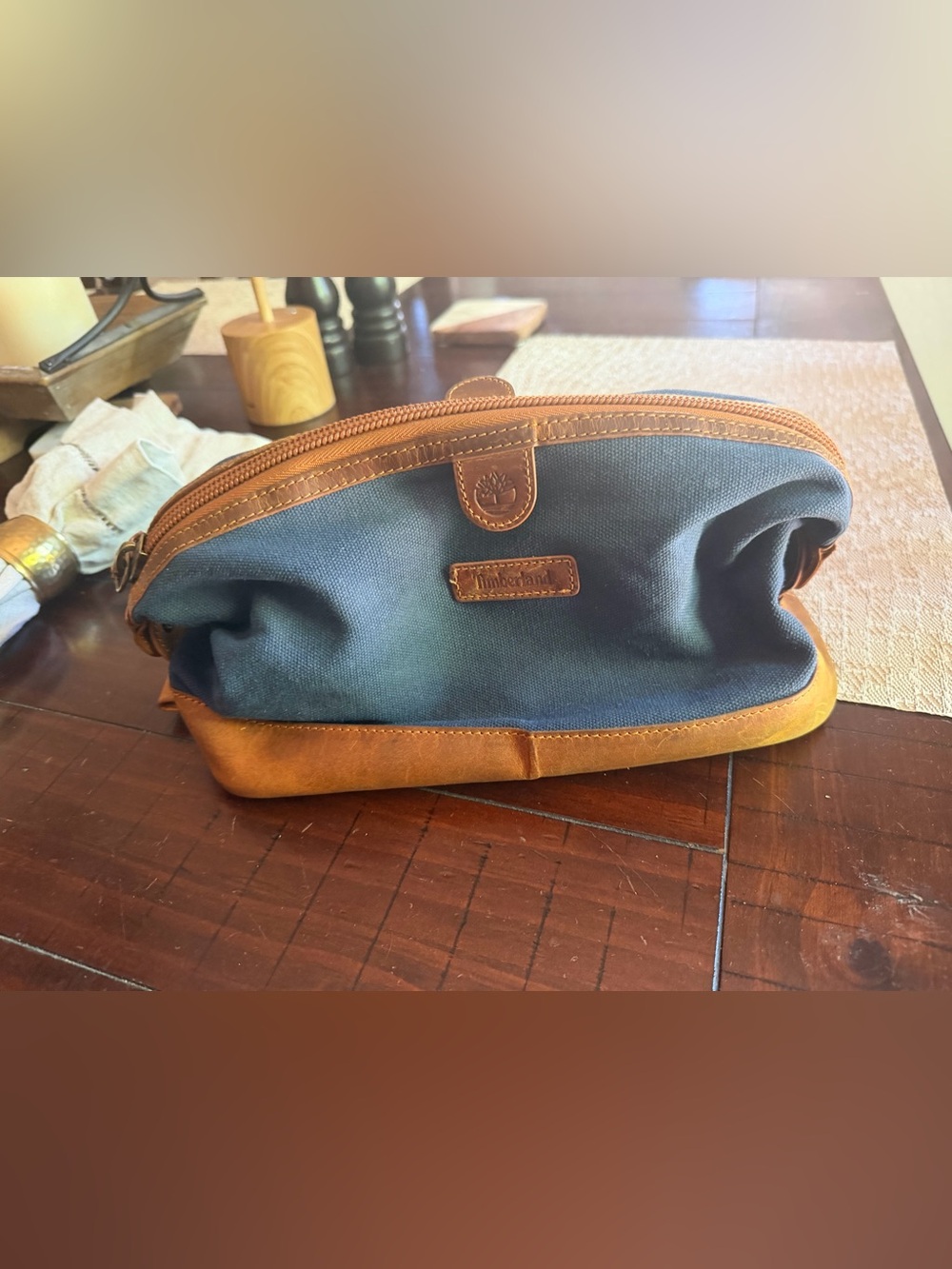 Timberland vintage men’s travel toiletry case
